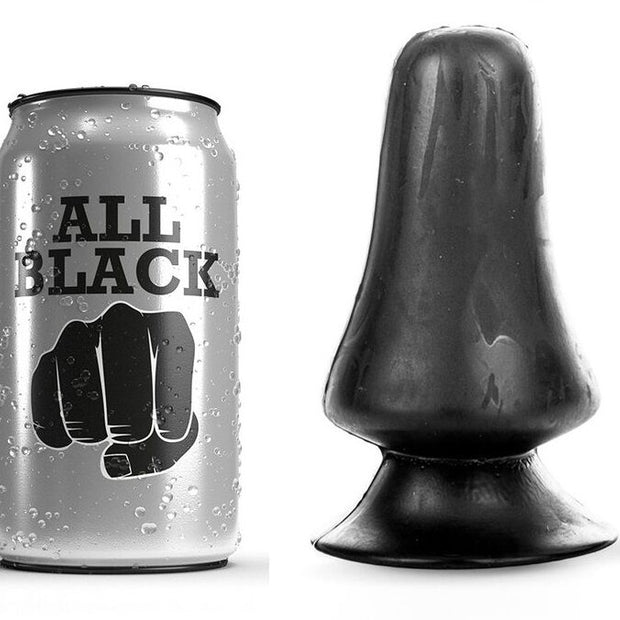 ALL BLACK - PLUG ANAL 12 CM
