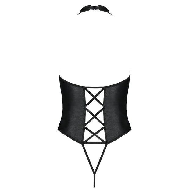 PASSION - NANCY BODY CUIR ÉCOLOGIQUE S/M