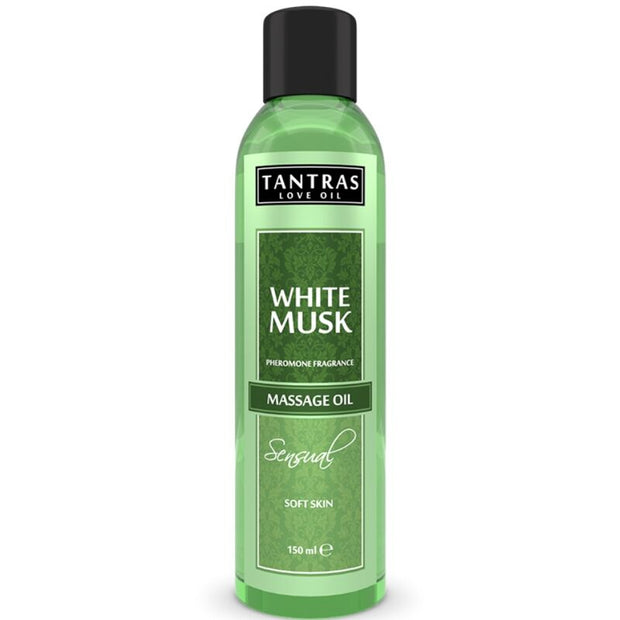 INTIMATELINE - HUILE DAMOUR TANTRAS MUSC BLANC 150 ML