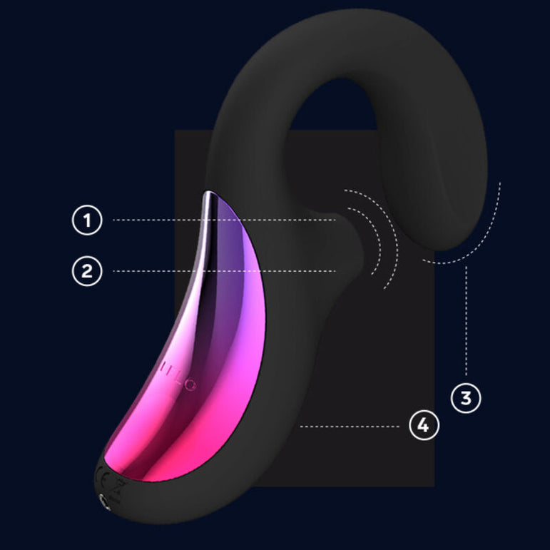 LELO - ENIGMA CRUISE MASSEUR SONIQUE DOUBLE STIMULATION NOIR
