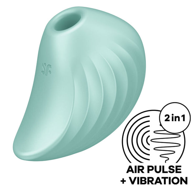 Satisfyer Pearl Diver Vert — Stimulateur Double Air Pulse