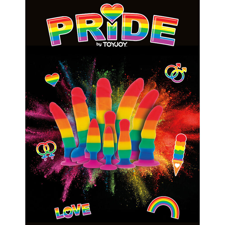 PRIDE - DILDO DRAPEAU LGBT 19 CM