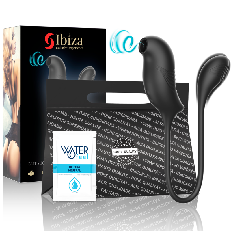 IBIZA - STIMULATEUR MAGIQUE D'ASPIRATION ET DE VIBRATIONS DU CLITORIS
