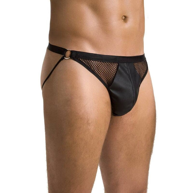 PASSION - 034 SLIP OPEN LUKE NOIR L/XL