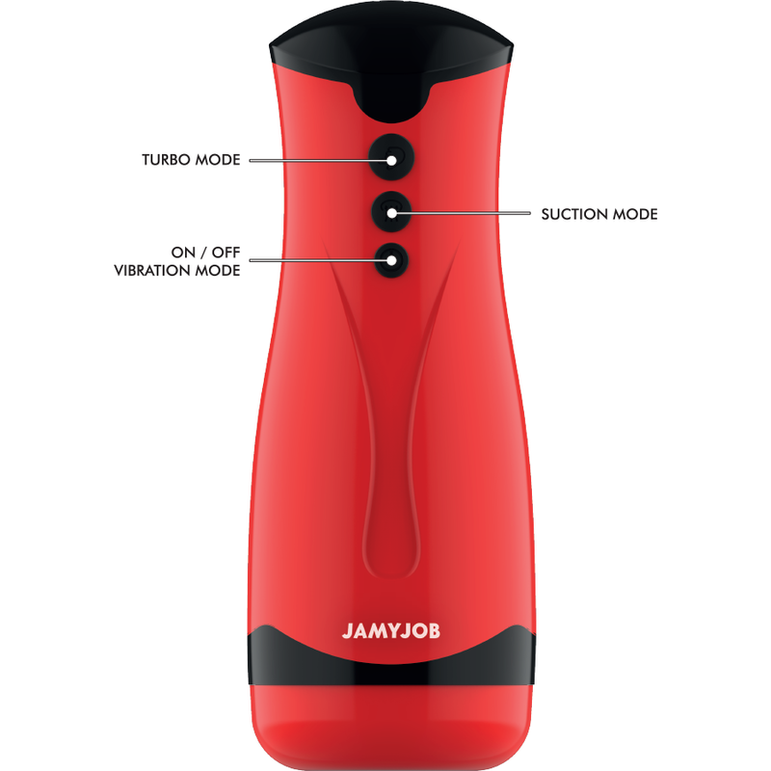 JAMYJOB - MASTURBATEUR À ASPIRATION ET VIBRATION DAMERON