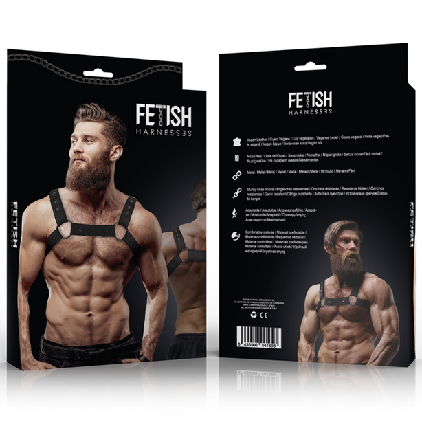FETISH SUBMISSIVE ATTITUDE - HARNAIS DE SPORT RÉGLABLE EN NÉOPRÈNE POUR HOMMES
