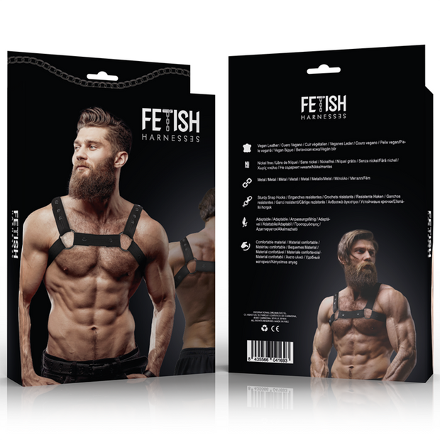 FETISH SUBMISSIVE ATTITUDE - HARNAIS DE SPORT RÉGLABLE EN NÉOPRÈNE POUR HOMMES