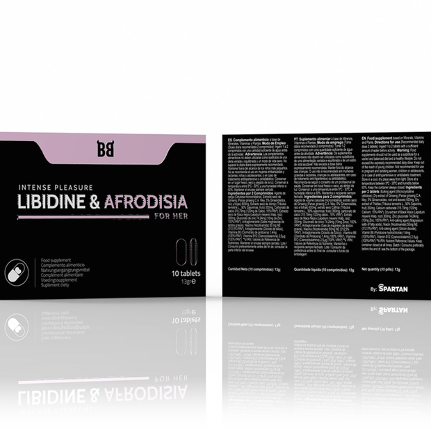 BLACK BULL - LIBIDINE & AFRODISIA PLAISIR INTENSE POUR ELLE 10 COMPRIMES