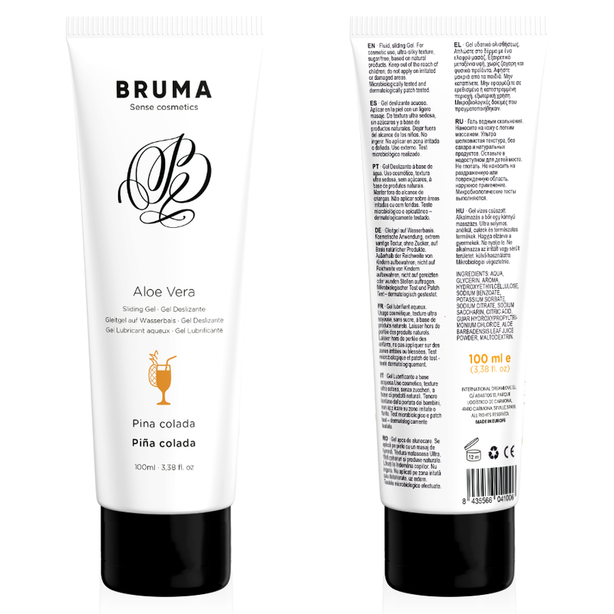 BRUMA - GEL GLISSANT À L''ALOE VERA SAVEUR PINA COLADA 100 ML