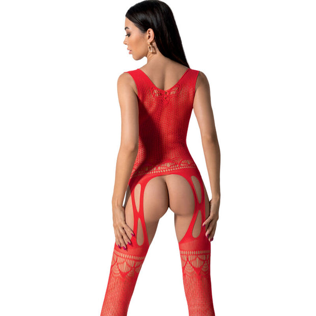 PASSION - BS099 BODYSTOCKING NOIR TAILLE UNIQUE