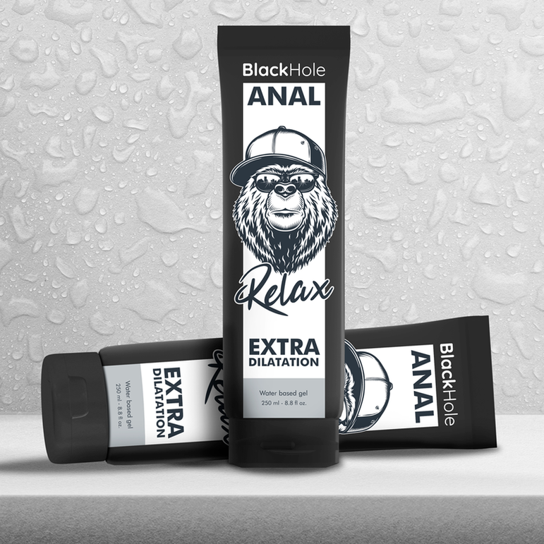 BLACK HOLE - GEL À BASE D'EAU DILATATION ANALE 250 ML