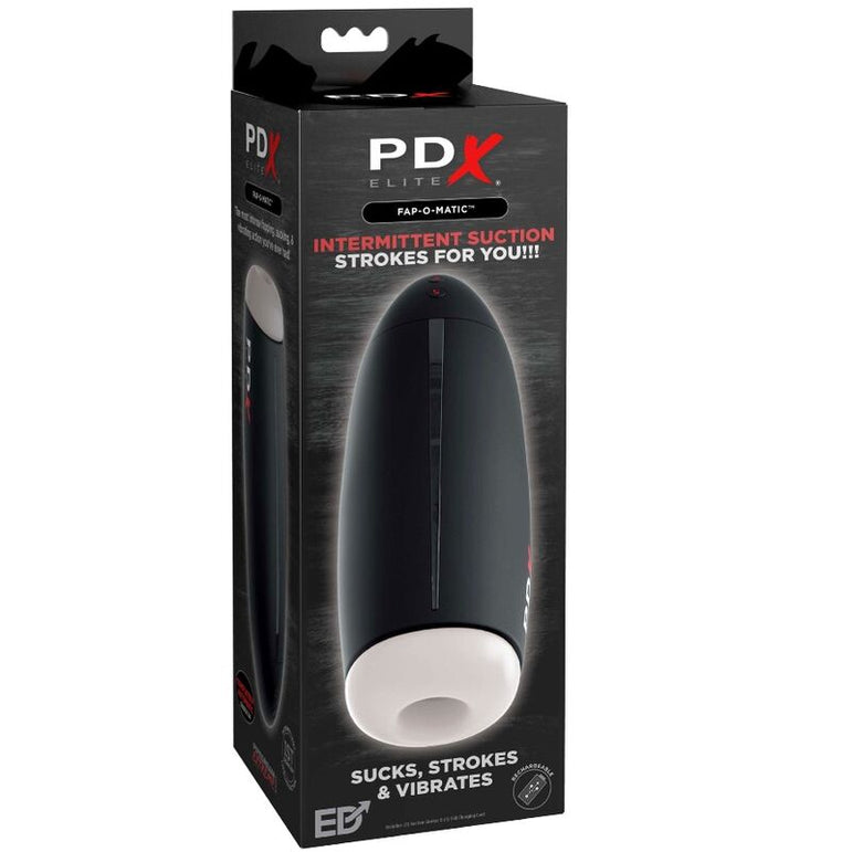 PDX ELITE - STROKER FAP-O-MATIC SUCKER & VIBRATEUR MASTURBATEUR