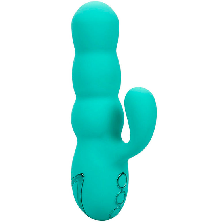 CALEXOTICS - VIBRATEUR DEL MAR DIVA RABBIR AQUA GREEN PAR CALIFORNIA DREAMING