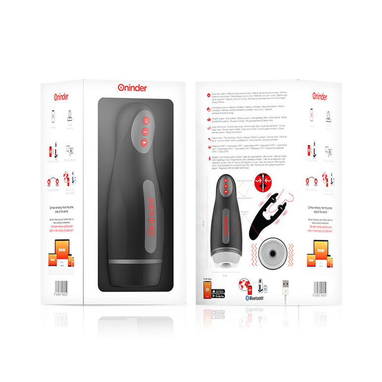 ONINDER - MASTURBATEUR RECHARGEABLE POUR HOMME SEOUL 10 VITESSES - APPLICATION GRATUITE