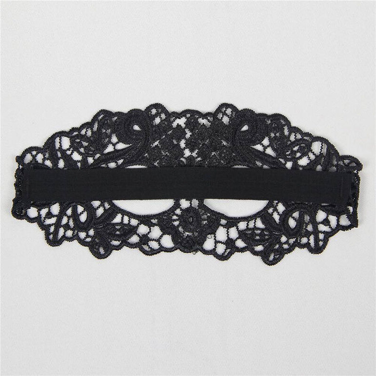 QUEEN LINGERIE - MASQUE EN DENTELLE NOIRE