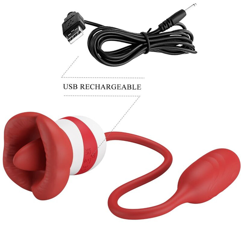 PRETTY LOVE - MASTURBATEUR  BOUCHE ROUGE ALIYAH