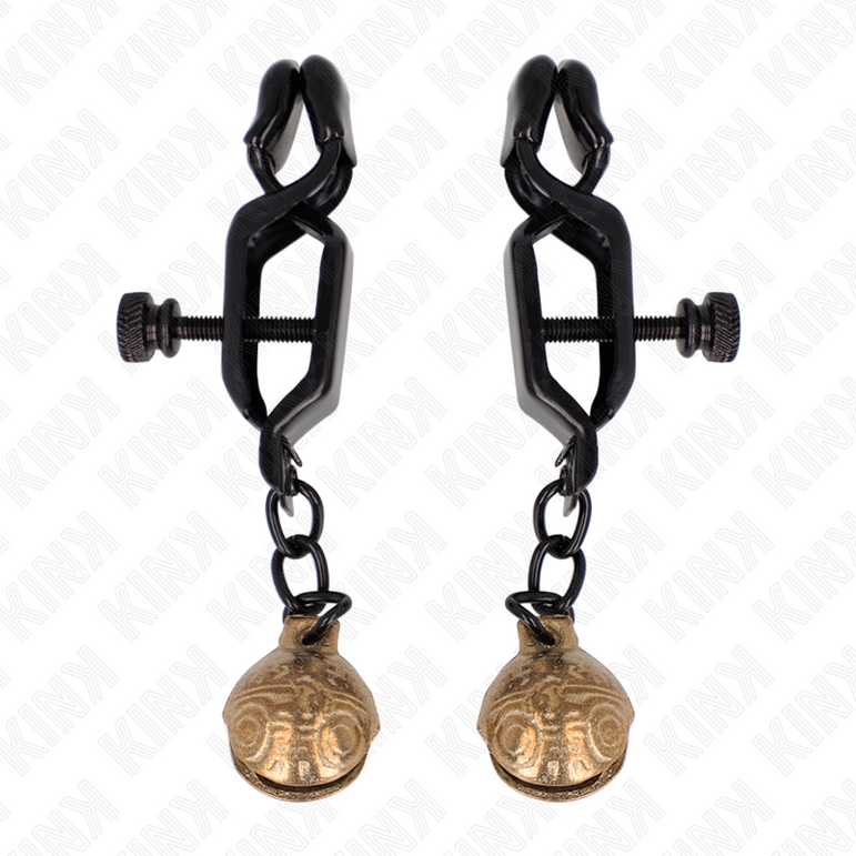 KINK - PINCES À METELONS STYLE CLOCHE NOIR 7 CM