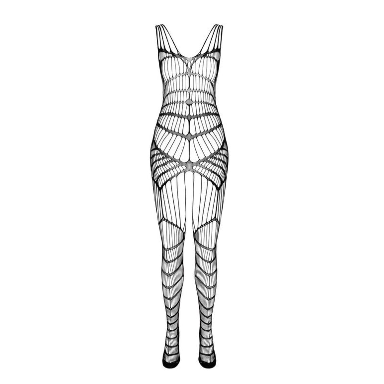 PASSION - BS 102 BODYSTOCKING ROUGE TAILLE UNIQUE