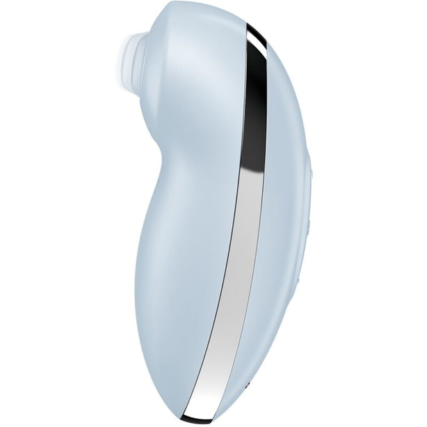 SATISFYER - TAP & CLIMAX 2 VIBRATEUR & STIMULATEUR BLEU