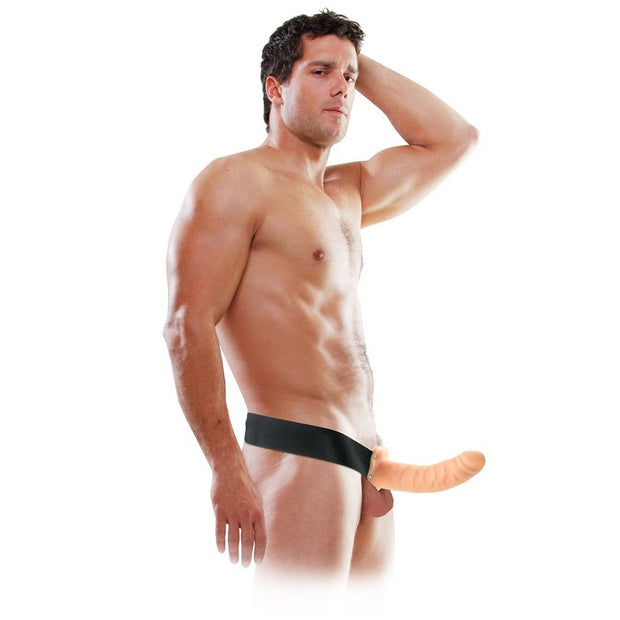 FETISH FANTASY SERIES - 19 CM CREUSE SANGLE-ON NATUREL