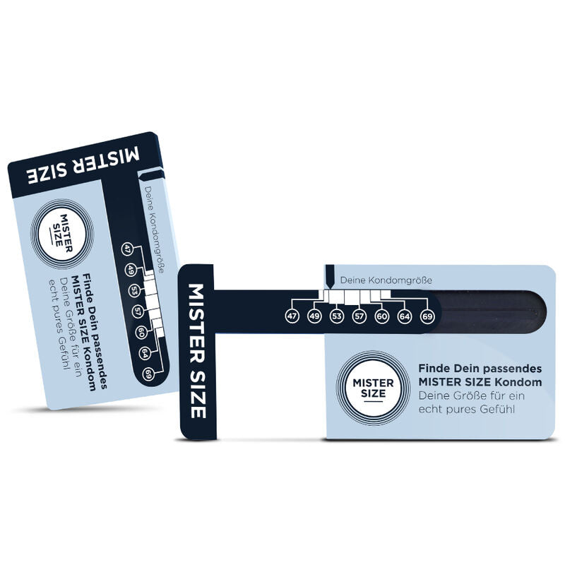 MISTER SIZE - DIMENSIONNEUR DE PRÉSERVATIFS (ALLEMAND)