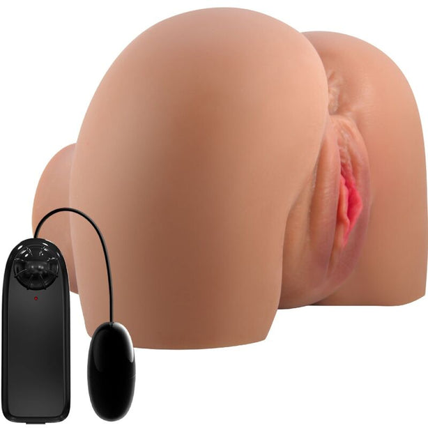 CRAZY BULL - MILA VIBRATEUR FESSIER AVEC CONTRÔLE RÉALISTE DU VAGIN ET DE L'ANUS À TÉLÉCOMMANDE