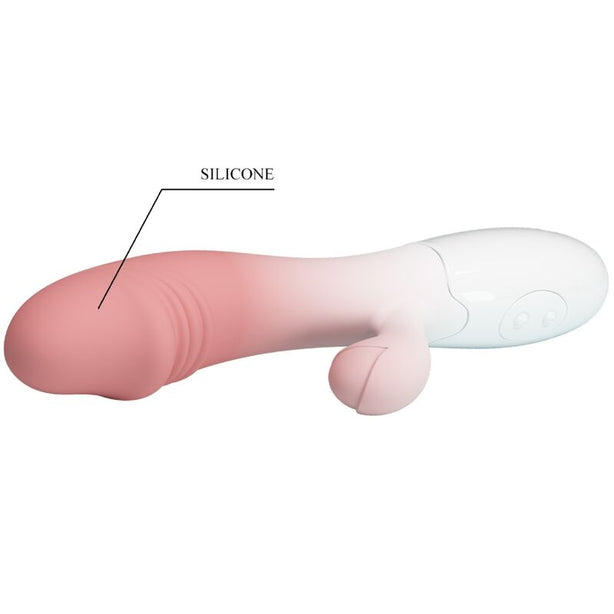 PRETTY LOVE - VIBRATEUR SNAPPY RABBIT 30 VIBRATIONS ROSE