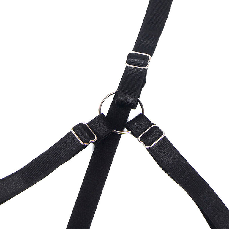 SUBBLIME - 955199 ENSEMBLE SOUTIEN-GORGE AVEC NŒUD NOIR RÉGLABLE S/M