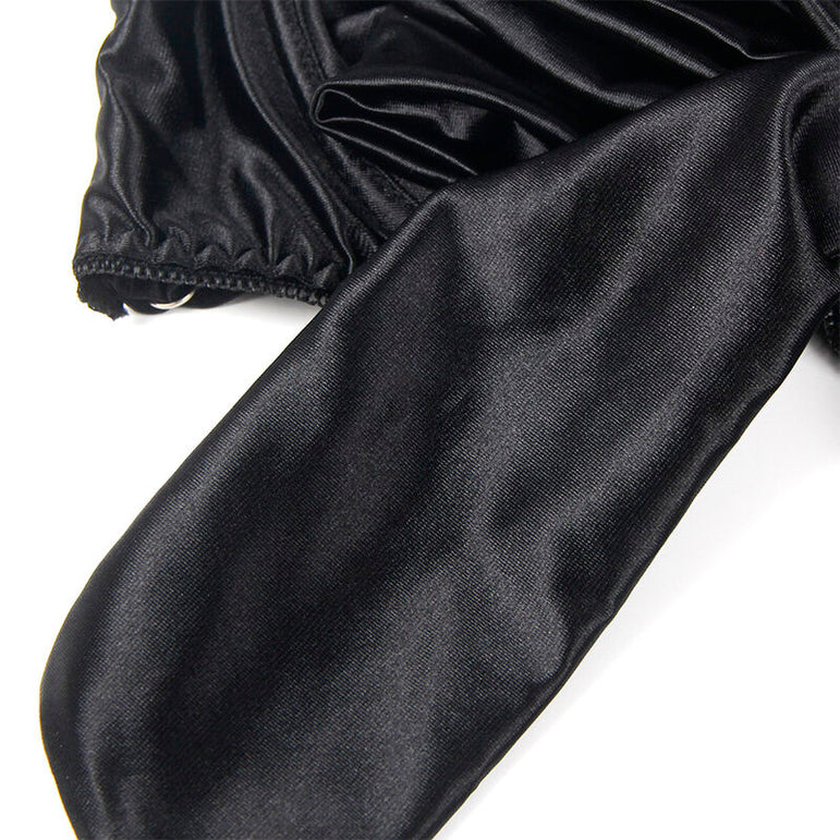 SUBBLIME - 955205 ENSEMBLE SOUTIEN-GORGE AVEC NŒUD NOIR RÉGLABLE L/XL