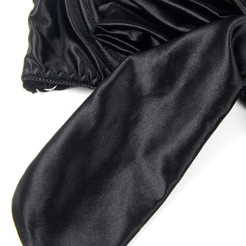 SUBBLIME - 955205 ENSEMBLE SOUTIEN-GORGE AVEC NŒUD NOIR RÉGLABLE L/XL