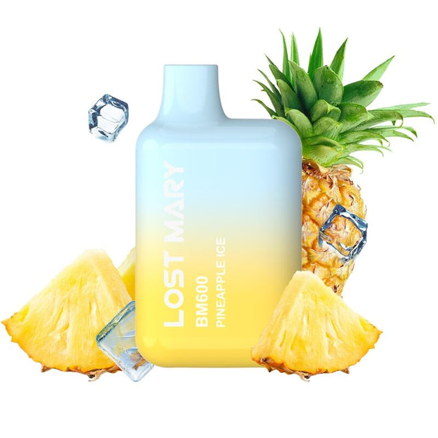 LOST MARY - BM600 VAPER NICOTINE 2% JETABLE ANANAS GLACE