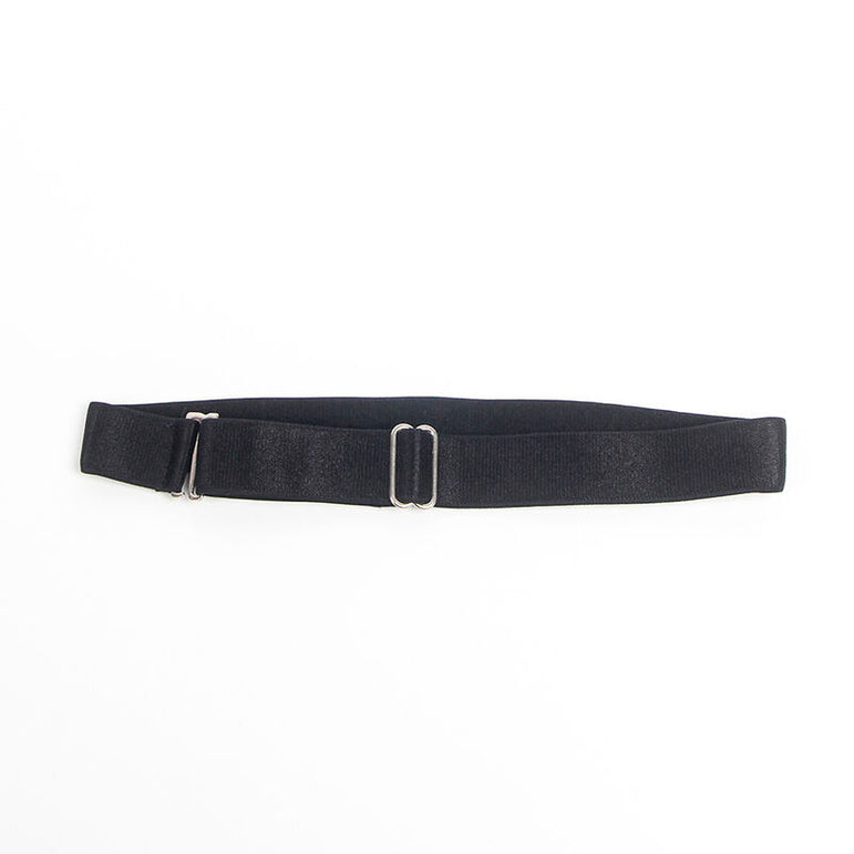 SUBBLIME - 955380 ROBE À BRETELLES EN CUIR NOIR L/XL