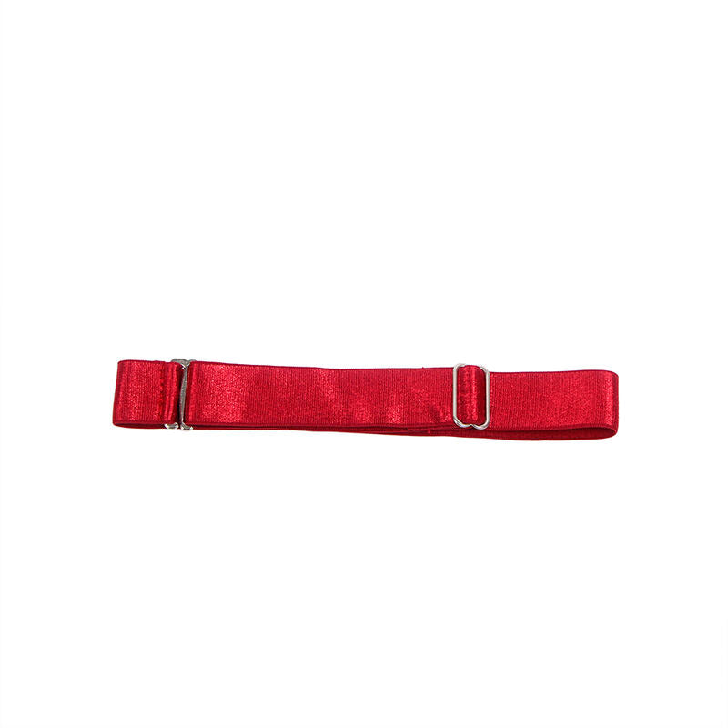 SUBBLIME - 955403 ROBE À BRETELLES EN CUIR BORDEAUX L/XL