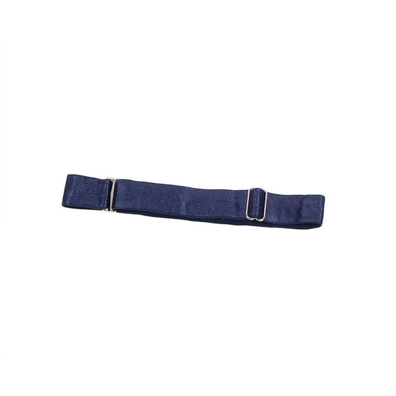 SUBBLIME - 955410 ROBE À BRETELLES EN CUIR BLEU S/M