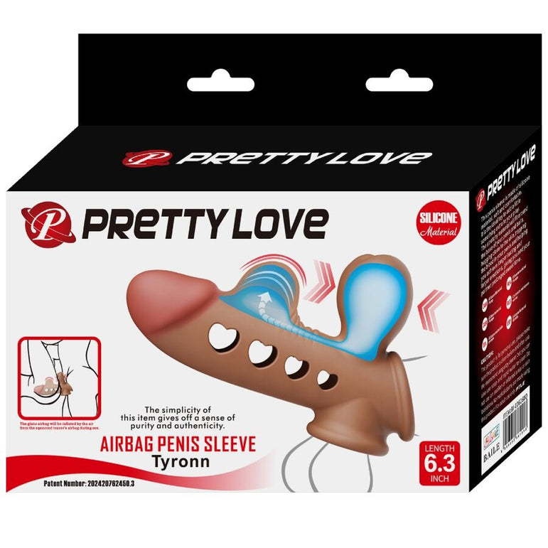 PRETTY LOVE - MANCHON PÉNIS TYRONN AVEC AIRBAG