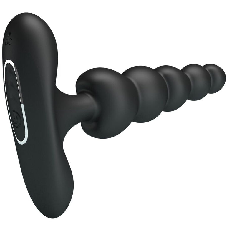 PRETTY LOVE - VIBRATEUR ANAL CORBAN 10 VIBRATIONS NOIR