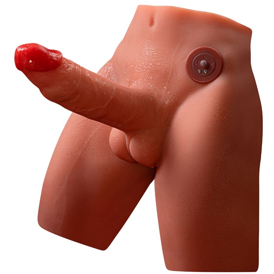 XISE - JASON GODE MASTURBATEUR RÉALISTE AVEC POUSSÉES ET VIBRATIONS 17 CM