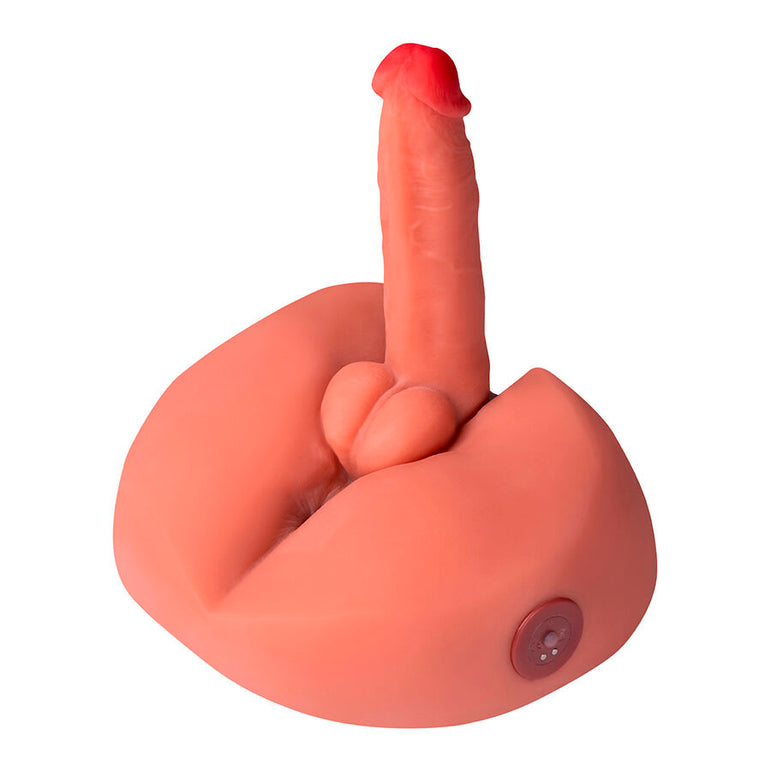 XISE - MASTURBATEUR GODE RÉALISTE HONEY AVEC VIBRATION 25 CM