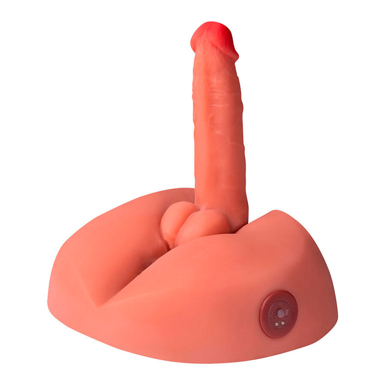 XISE - MASTURBATEUR GODE RÉALISTE HONEY AVEC VIBRATION 25 CM
