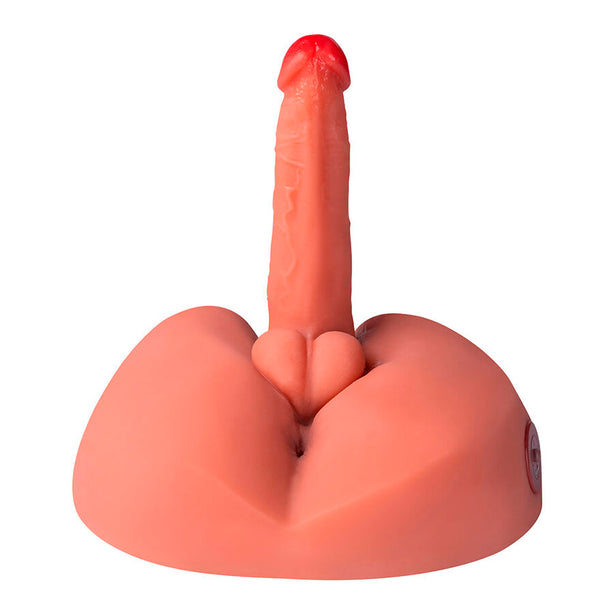XISE - MASTURBATEUR GODE RÉALISTE HONEY AVEC VIBRATION 25 CM
