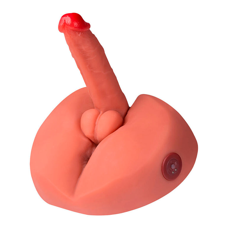 XISE - MASTURBATEUR GODE RÉALISTE HONEY AVEC VIBRATION 25 CM