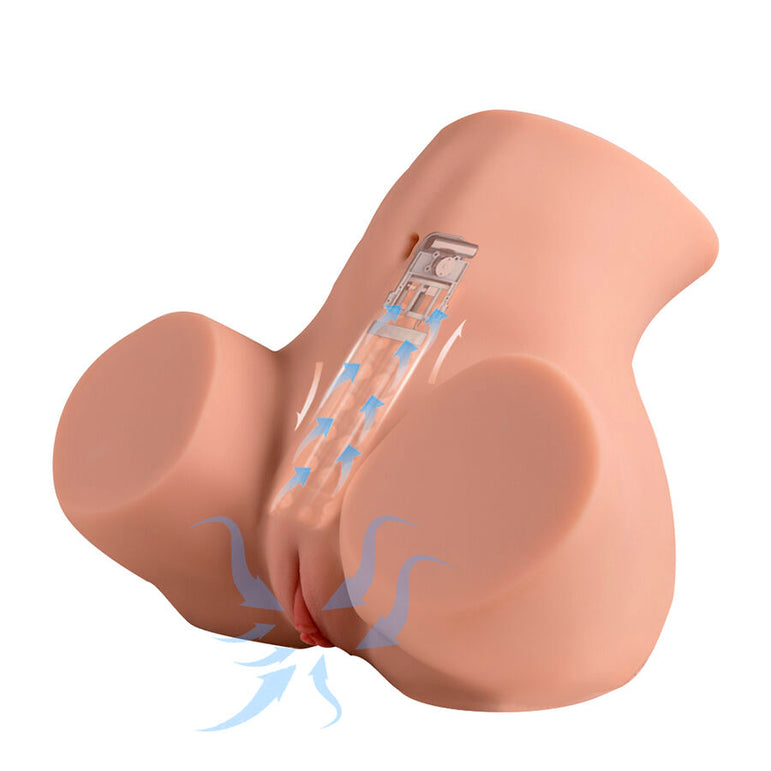 XISE - DANAE - Masturbateur vaginal réaliste avec vibrations multi-positions