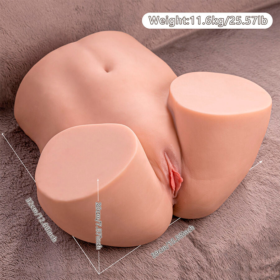 XISE - ETHEL MASTURBATEUR VAGIN RÉALISTE À POUSSÉE AVEC VIBRATIONS MULTI-POSITIONS