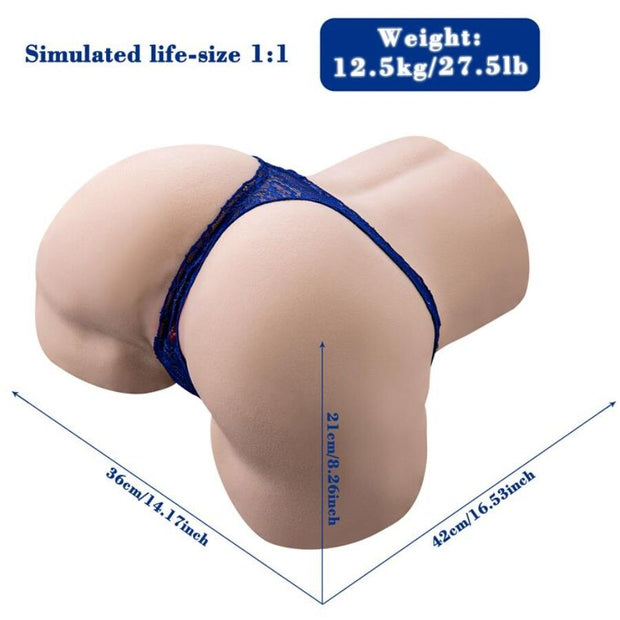 XISE - GINA MASTURBATEUR VAGIN RÉALISTE MULTIPOSITION AVEC VIBRATION ET TÉLÉCOMMANDE