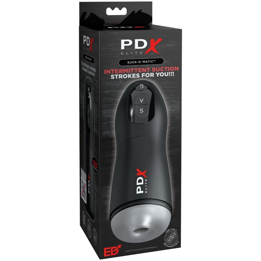 PDX ELITE - MASTURBATEUR À ASPIRATION AUTOMATIQUE SUCK-O-MATIC
