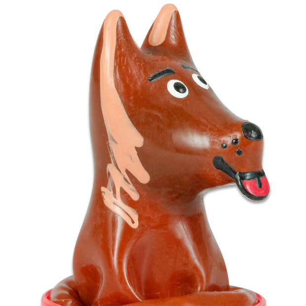 CONDOMERIE - PRÉSERVATIFS FANTAISIE PEINTS À LA MAIN EN FORME DE CHIEN