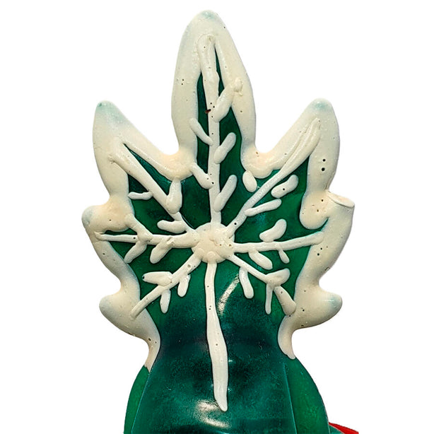 CONDOMERIE - PRÉSERVATIFS FANTAISIE PEINTS À LA MAIN CANNABIS MODÈLE 2