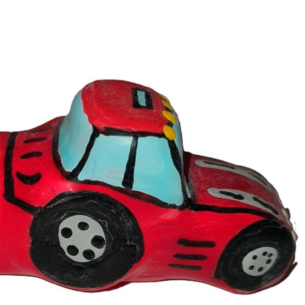 CONDOMERIE - PRÉSERVATIFS FANTAISIE PEINTS À LA MAIN TRACTEUR ROUGE XL