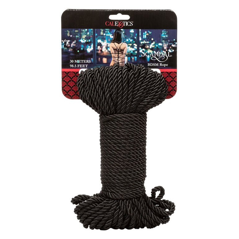 CALEXOTICS - SCANDAL CORDE BDSM NOIRE 30 M