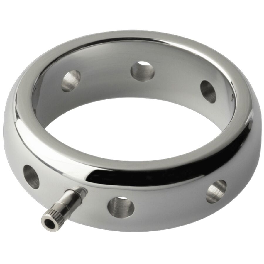 ELECTRASTIM - ANNEAU PÉNIS ÉLECTROMAGNÉTIQUE PRESTIGE EN MÉTAL 38 MM